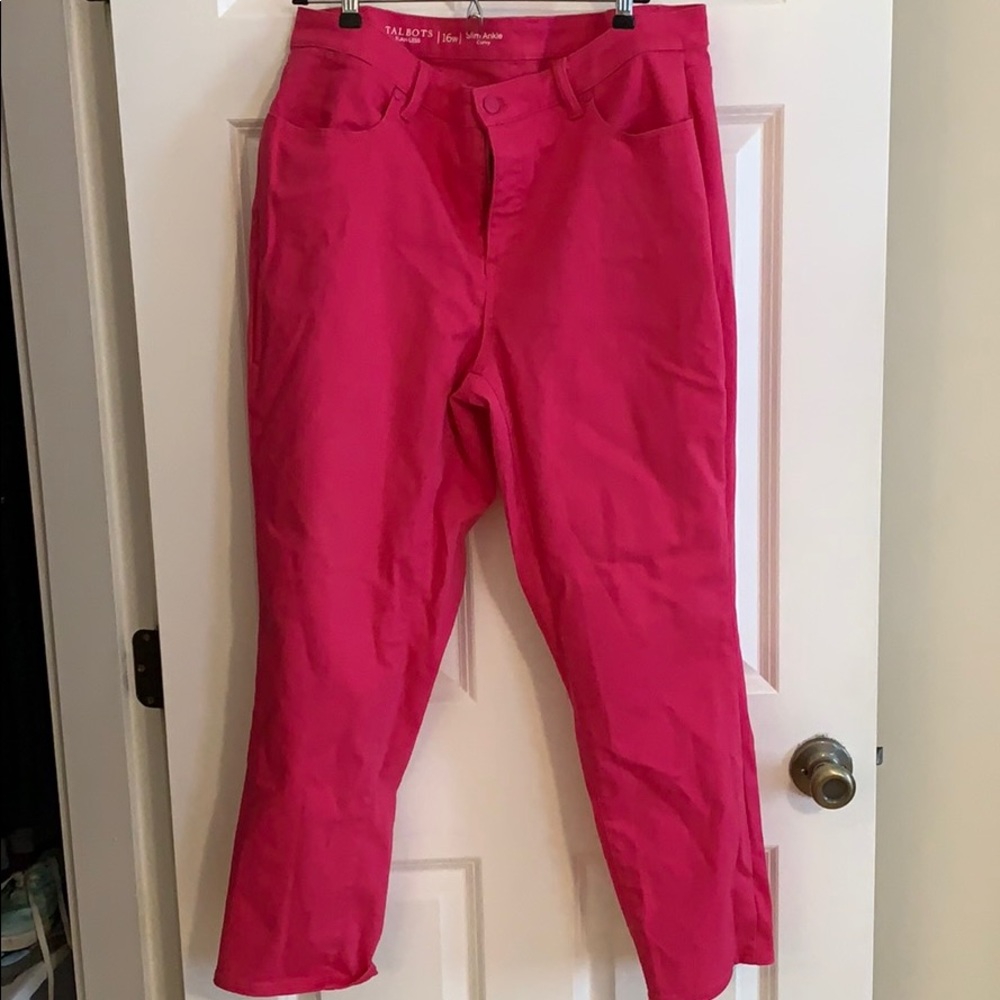 Talbots pink jeans